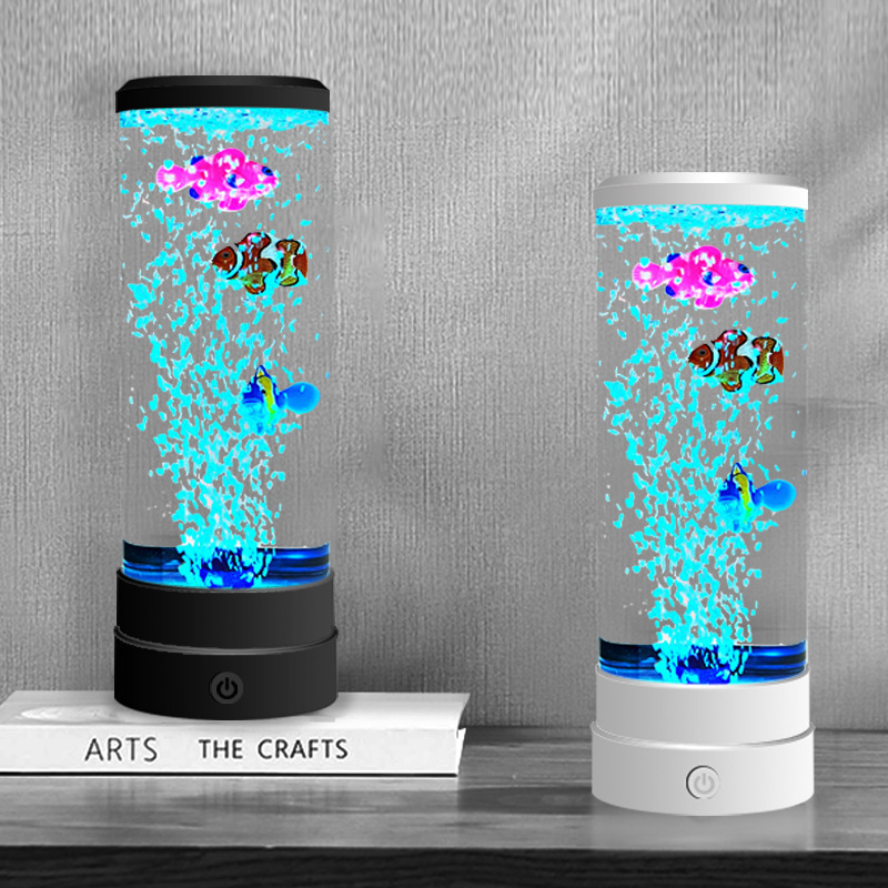 Lighting Christmas Decor - Lampu LED Simulasi Ikan Gelembung Multi-warna