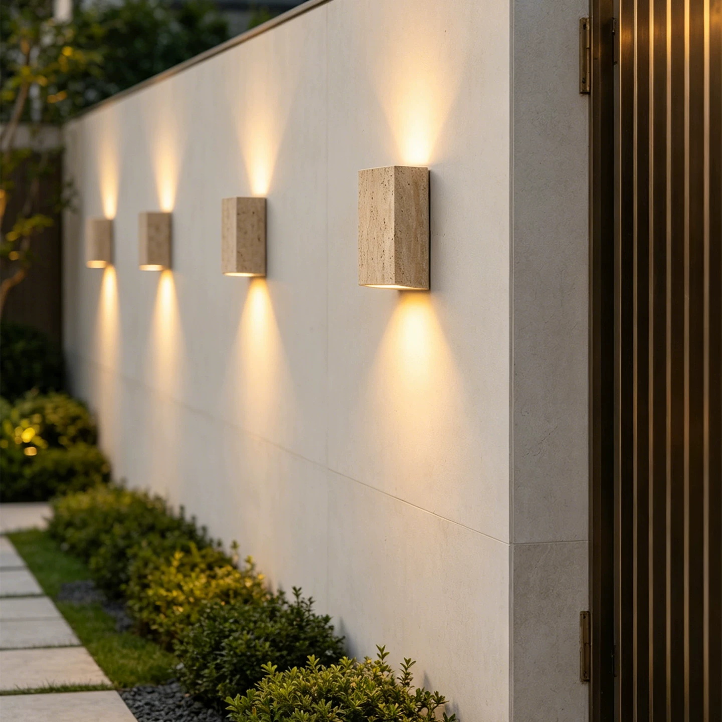 Decor Lighting Cy - Lampu Dinding Batu Gua Kuning Luar