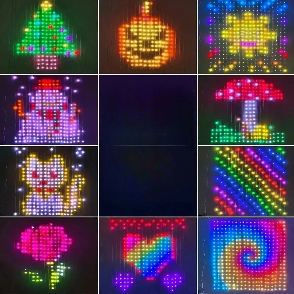 Lampu Tirai LED dengan Kontrol - Lighting Christmas Decor ulasan dan harga
