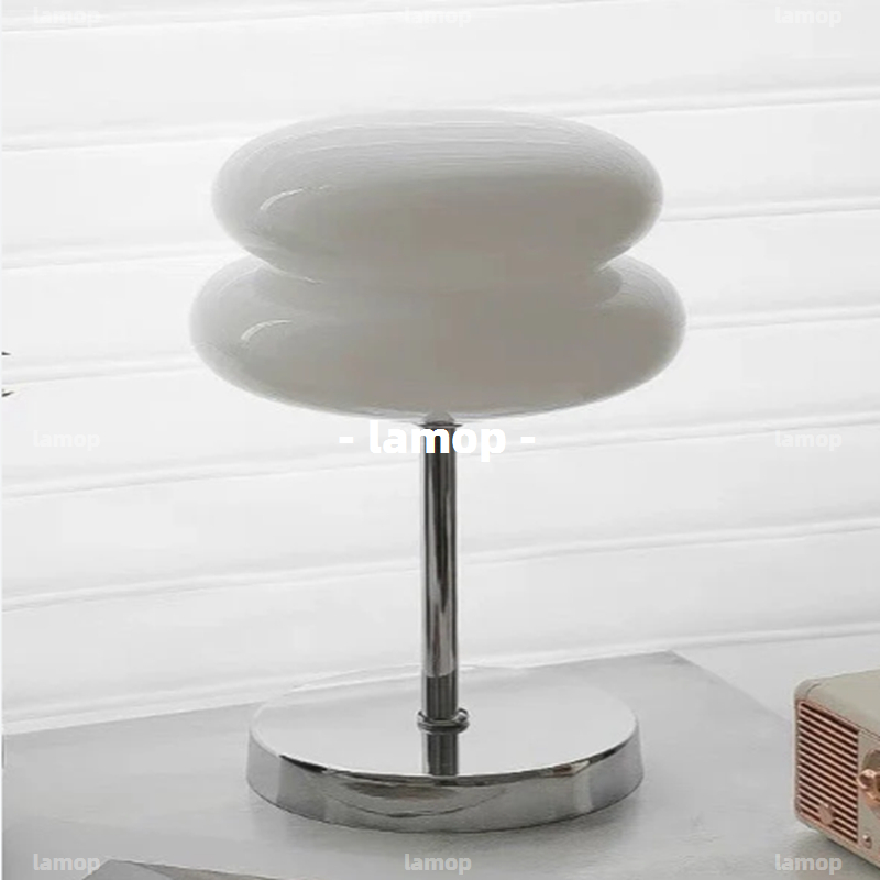 Lampu Meja Bauhaus Cream-Globe - Lighting Decor Bedroom ulasan dan harga