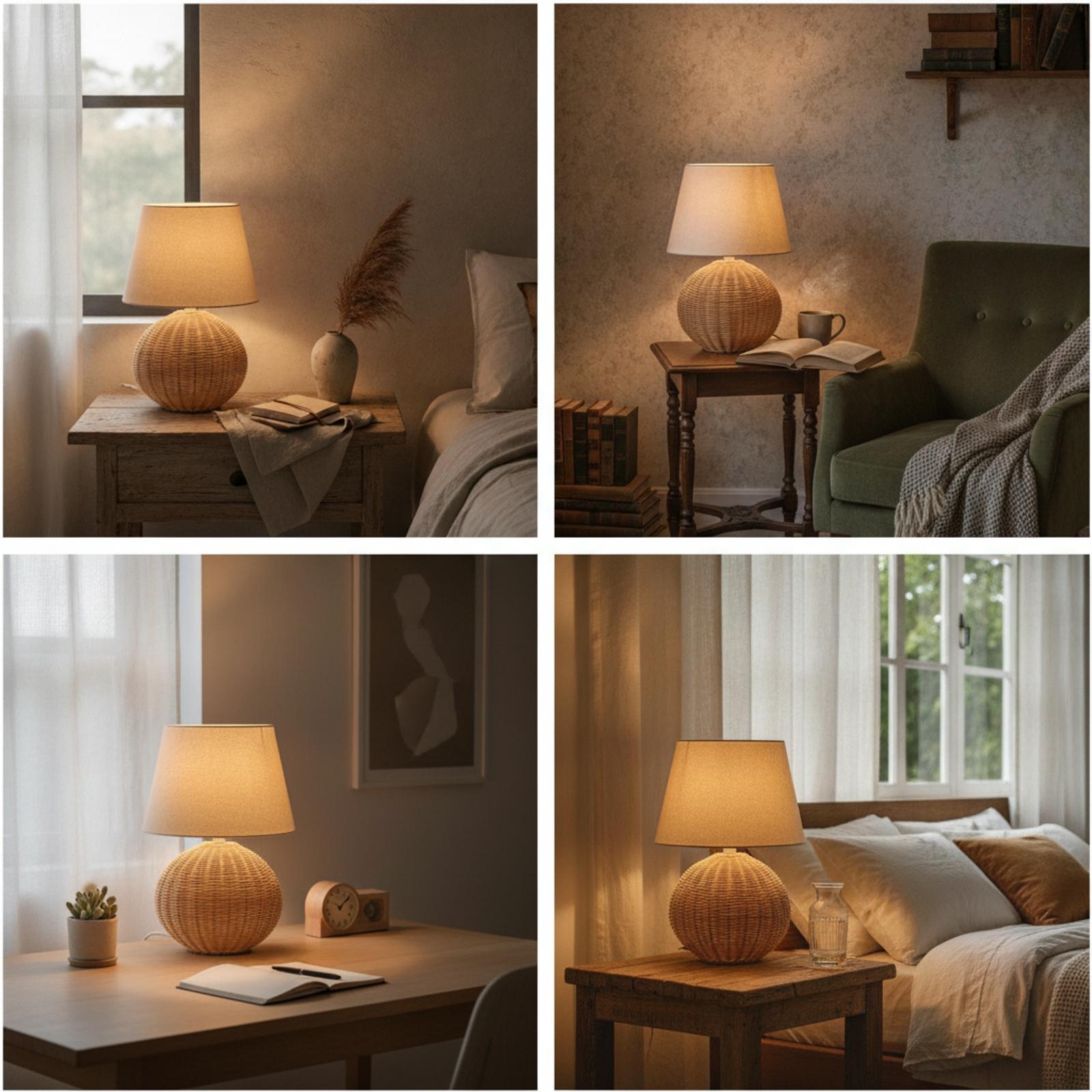 Lampu Meja Samping Tempat Tidu - Lighting Decor Bedroom ulasan dan harga