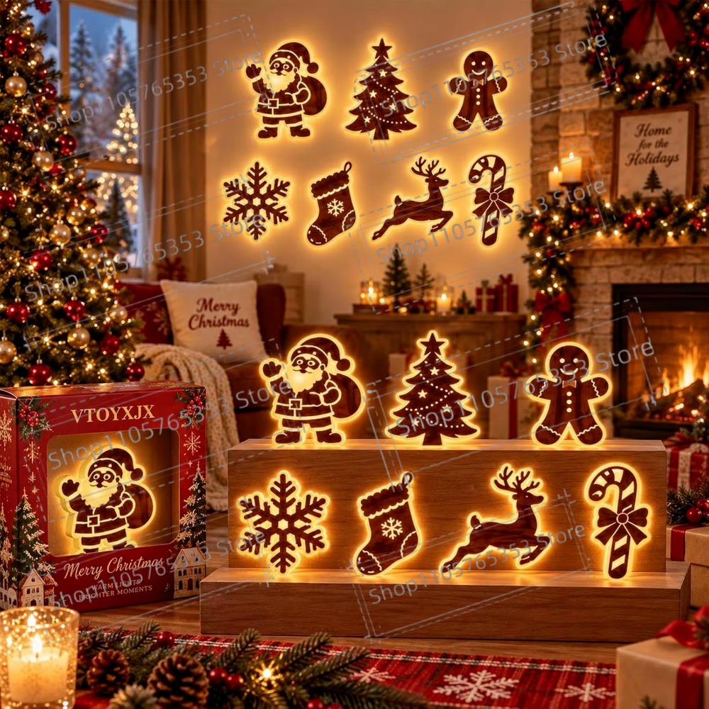 2027 Dekorasi Natal Rusa Berca - Up Lighting Decor ulasan dan harga