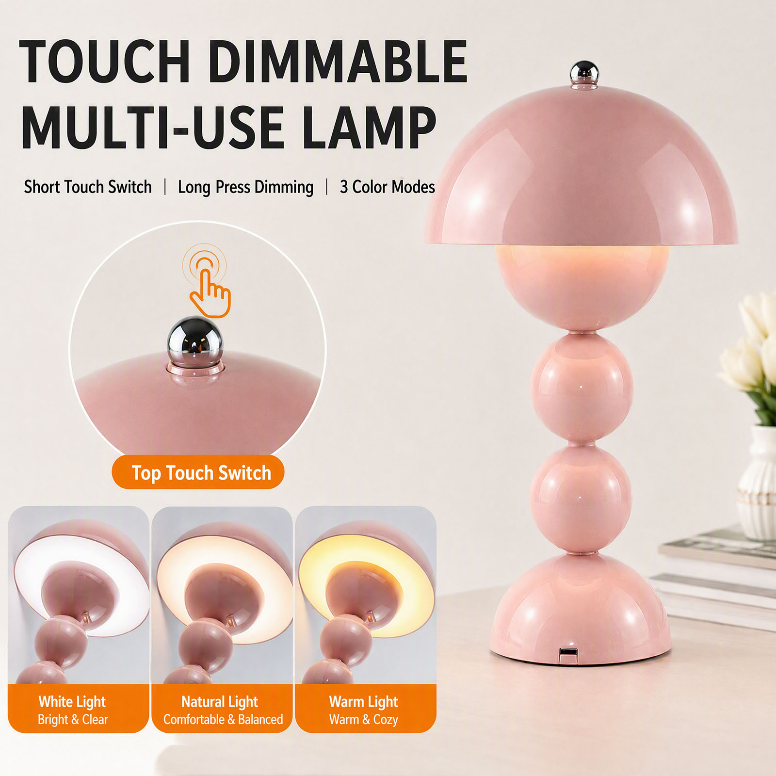 Lampu Meja Jamur Vintage, Lamp - Lighting Decor Bedroom ulasan dan harga
