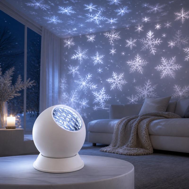 Lampu Proyektor Kepingan Salju - Lighting Christmas Decor ulasan dan harga