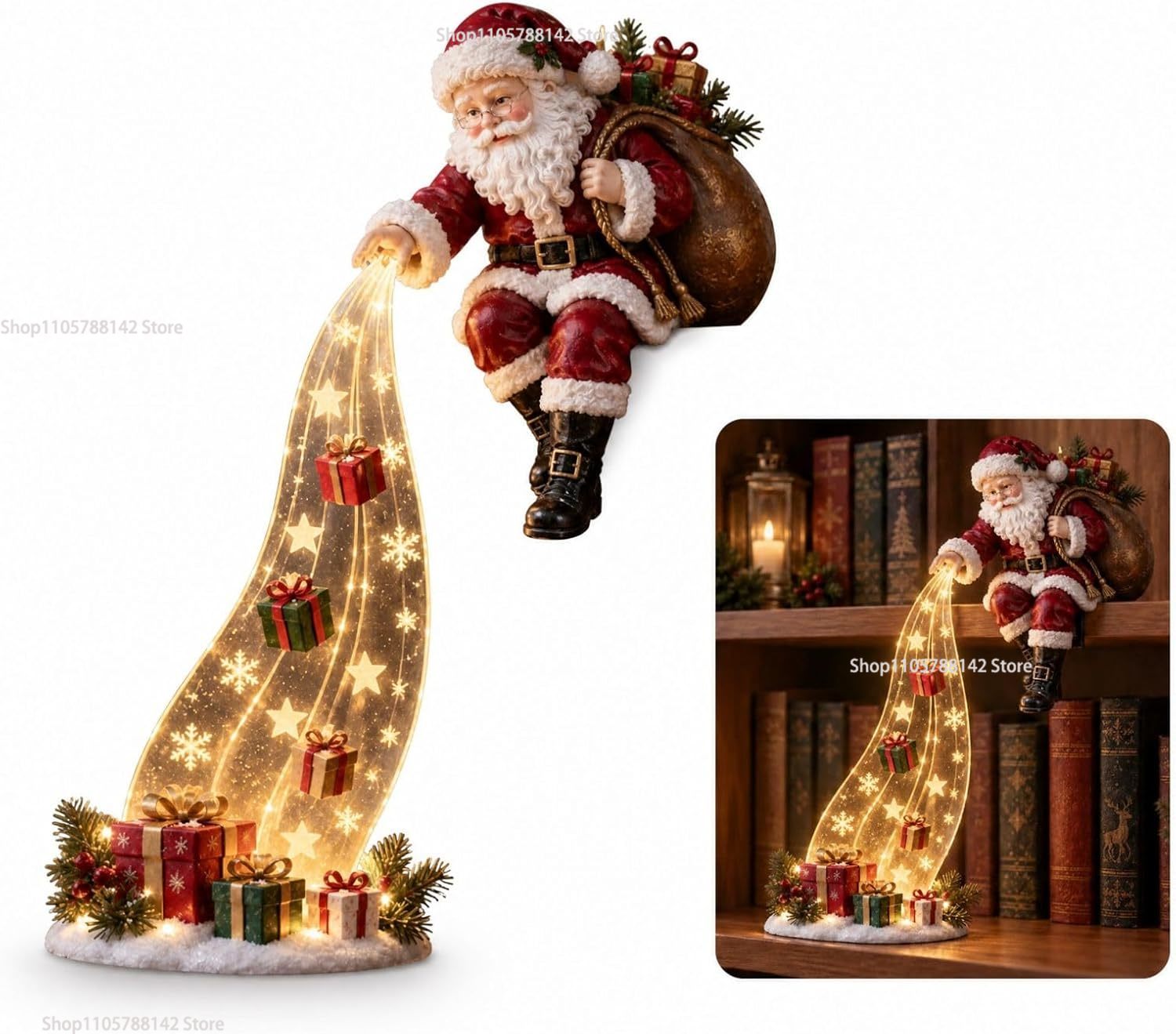 Dekorasi Pemandangan Natal den - Lighting Christmas Decor ulasan dan harga