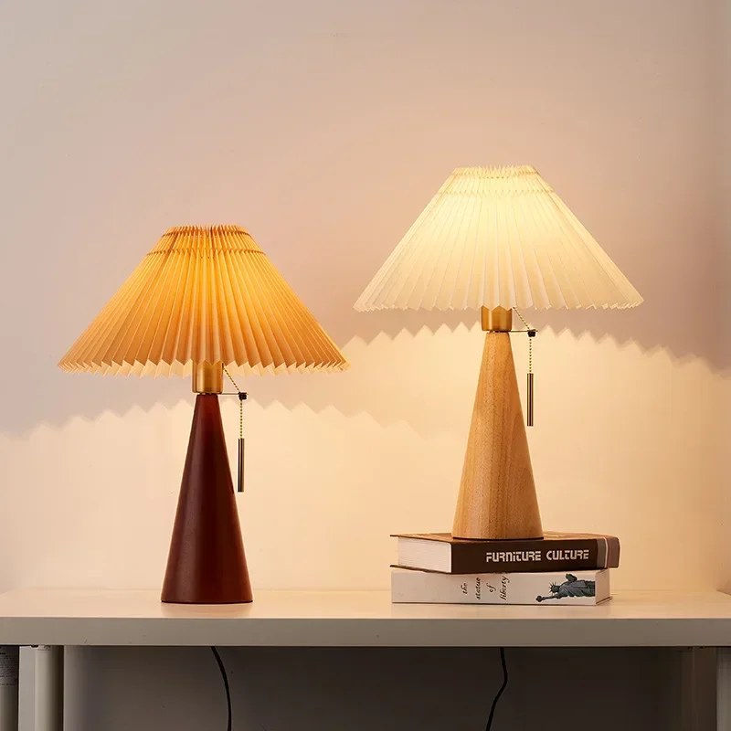 Lampu Meja Lipit Retro Lampu K - Lighting Decor Bedroom ulasan dan harga